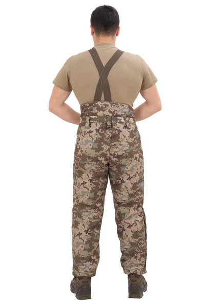 Single Sword Su Geçirmez Kışlık Softshell Mont&Pantolon Salopet Takım - 4