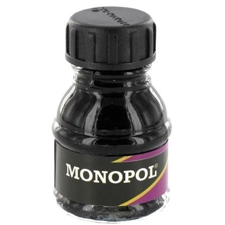 Monopol Çini Mürekkebi Cam Şişede Siyah 1102