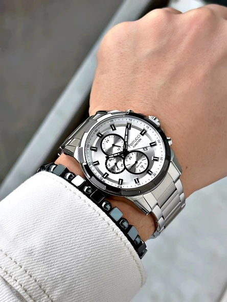 Ferrucci Function FCF13261M.01 Çelik Kordon Erkek Kol Saati - Resim 3