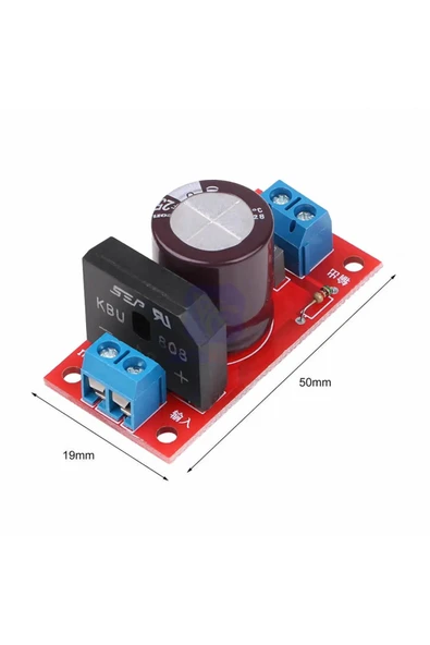 Alkatronik AC DC 18V 8A Doğrultucu Filtre Modül Güç Kaynağı Elektrik Devre Besleme Giriş Kartı - Resim 3