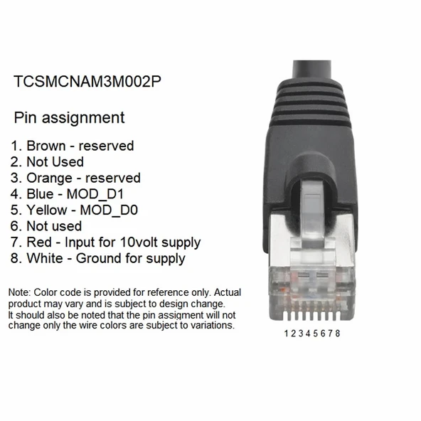 Alkatronik TCSMCNAM3M002P Schneider PLC Programlama Kablosu ATV VFD LXM Servo Serisi - 4