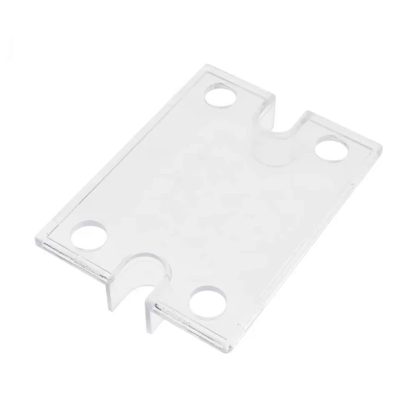 Alkatronik Ssr Modüller için Koruyucu Pleksi Kapak Plastik Şeffaf Solid State Röle Üst Cover Kılıf - Resim 7