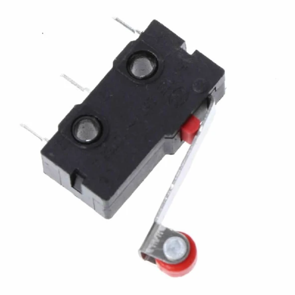 Alkatronik Makaralı Micro Switch Anahtar 5A 5A 250V Rulo Makara Kollu NO NC COM SPDT Sınırlayıcı Momentary - Resim 7