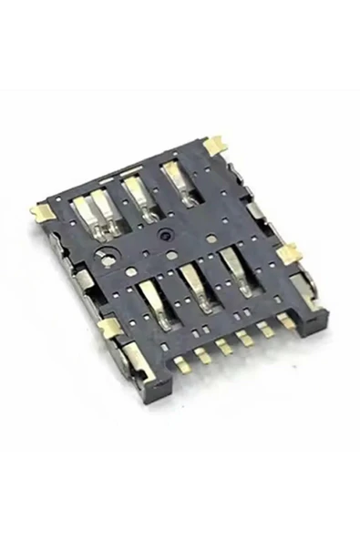 Alkatronik Nano Sim Kart Soket Micro 6 Pin Açılabilir Kilitli Kapak Gsm Akıllı Saat Apple iPhone Cep Telefonu - 7