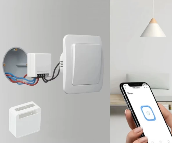 Alkatronik Plastik Elektronik Proje Kutusu 43x43x20mm Beyaz Elektronik Devre Prototip Wifi Iot Ble Akıllı Ev - Resim 4