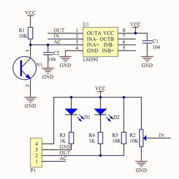 Alkatronik LM393 Işık Light Sensör Modülü - Resim 5