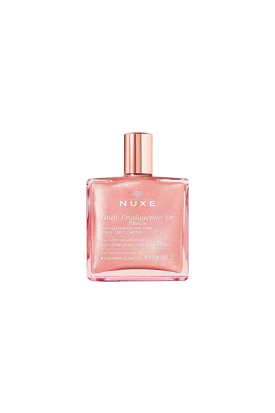 Nuxe Huile Prodigieuse Or Pembe Parıltılı Çiçeksi Çok Amaçlı Kuru Yağ 50 ml