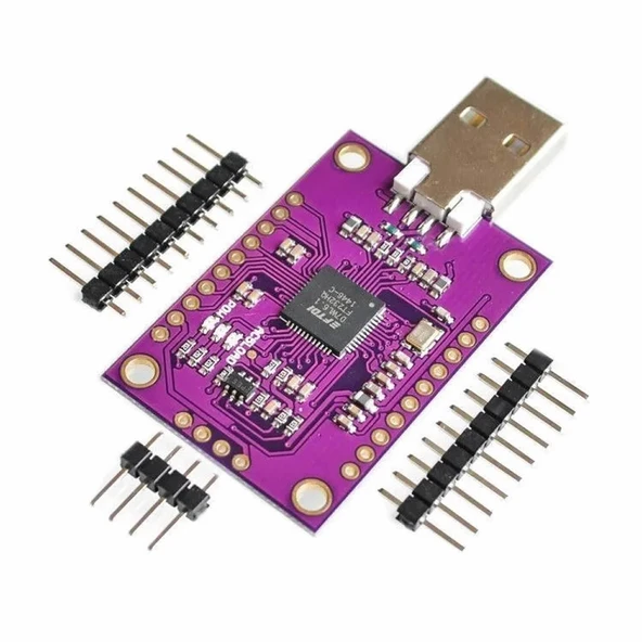 Alkatronik FTDI FT232HQ USB Çevirici Modül Uart Rs232 Rs485 Jtag Flash Card Fifo SPI I2C MPSSE 8051