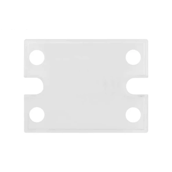 Alkatronik Ssr Modüller için Koruyucu Pleksi Kapak Plastik Şeffaf Solid State Röle Üst Cover Kılıf - Resim 2