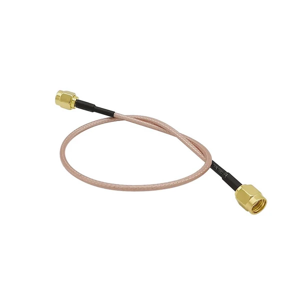 Alkatronik RG316 20cm Rp Sma Erkek (Dişi/Dişi) Kablo RF Uzatma Kablosu Altın Kaplama Soket 0-6GHz Wi-Fi Anten - 6