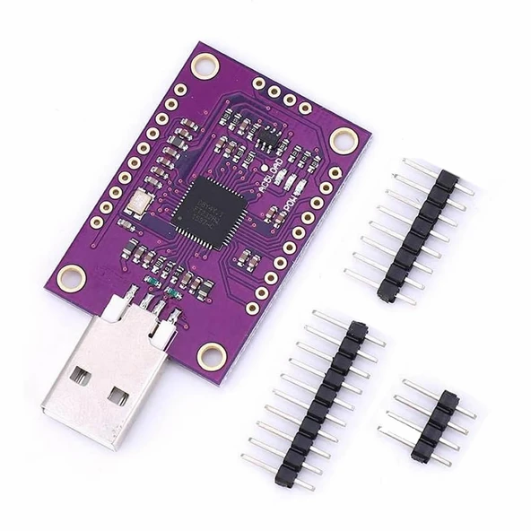 Alkatronik FTDI FT232HQ USB Çevirici Modül Uart Rs232 Rs485 Jtag Flash Card Fifo SPI I2C MPSSE 8051 - Resim 8
