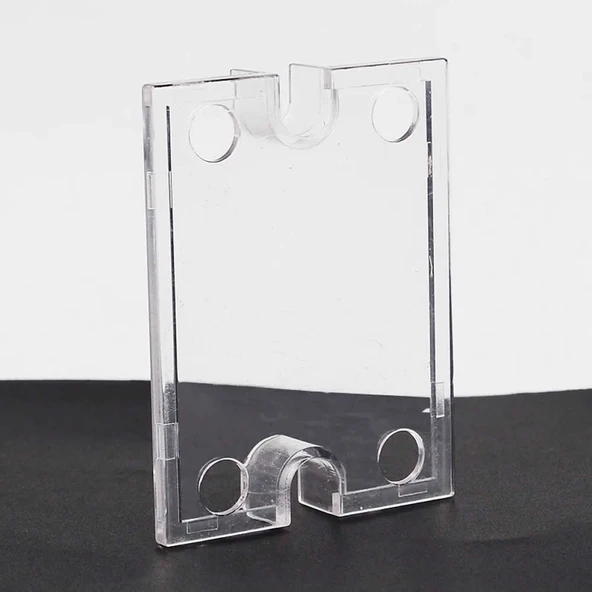 Alkatronik Ssr Modüller için Koruyucu Pleksi Kapak Plastik Şeffaf Solid State Röle Üst Cover Kılıf - Resim 8