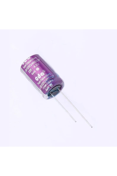 Alkatronik 220F 4V 5A Süpercap 13x20mm DIP Süper Kapasitör Enerji Depolama Güneş Rüzgar Akü Batarya Güç Kaynağı - 2