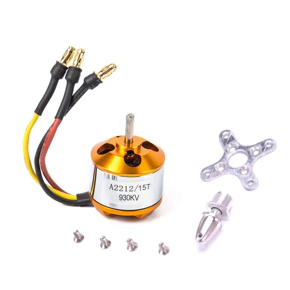 Alkatronik A2212 930KV Fırçasız Motor 2S/ 3S Lipo RC Model Uçak Helikopter Multicopter Drone Quadcopter Fpv - 1
