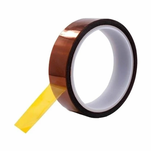 Alkatronik Kapton Bant 20mm x 30 Metre Yüksek Düşük Sıcaklık -73C  260C Termal Isıya Dayanıklı Güçlü Yalıtım - 7