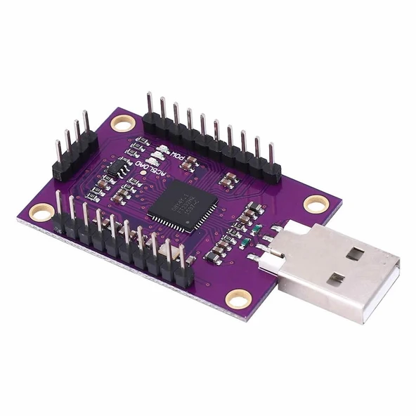 Alkatronik FTDI FT232HQ USB Çevirici Modül Uart Rs232 Rs485 Jtag Flash Card Fifo SPI I2C MPSSE 8051 - Resim 4