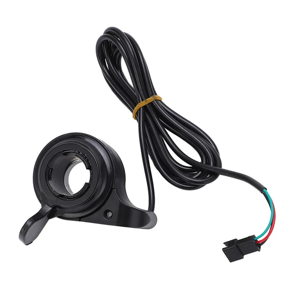 Alkatronik Elektrikli Bisiklet Gaz Kolu Scooter Motor Baş Parmak Hız Kontrol Ekransız Aksesuar Parça 23mm Alüm - Resim 6