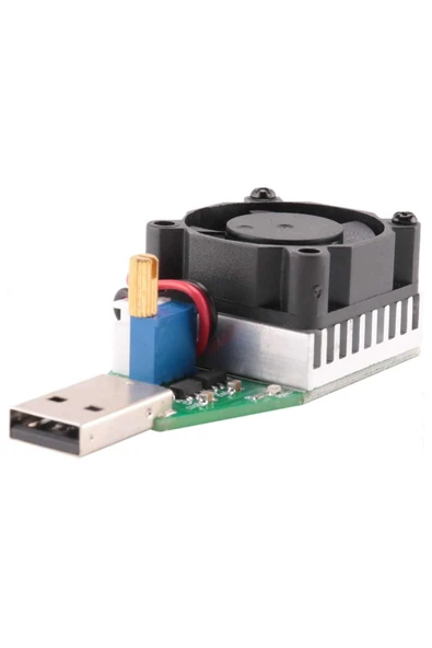 Alkatronik Usb 15W 3.7V 13V 0.15A/3.0A Elektronik Yük/Deşarj Kartı Fan Soğutuculu Pil Akü Kapasite Deşarj Test - Resim 6