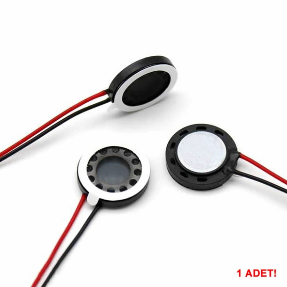 Alkatronik Hoparlör 1W 8ohm 18mm Yuvarlak 8cm Kablolu Mini 1.8cm Speaker Ses Müzik Amfi Ürün Müze Otomobil Tel - 6