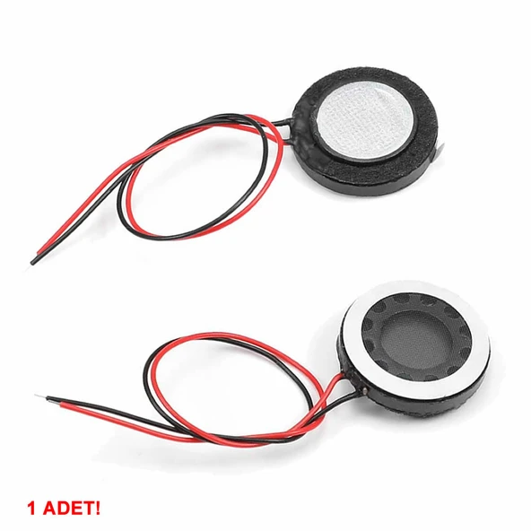 Alkatronik Hoparlör 1W 8ohm 18mm Yuvarlak 8cm Kablolu Mini 1.8cm Speaker Ses Müzik Amfi Ürün Müze Otomobil Tel - 7