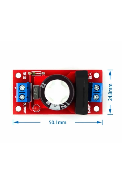 Alkatronik AC DC 18V 8A Doğrultucu Filtre Modül Güç Kaynağı Elektrik Devre Besleme Giriş Kartı - Resim 5