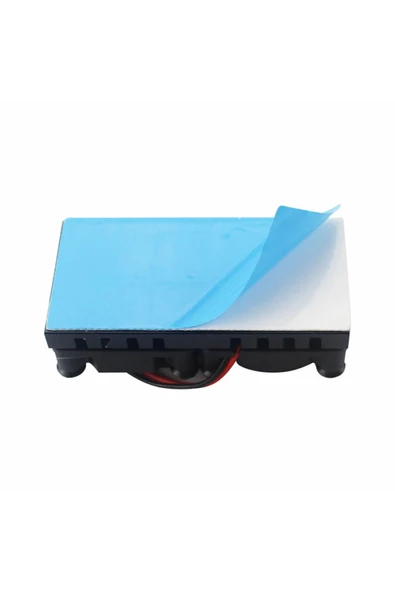 Alkatronik Raspberry Dual Fan Set Pi 4 3 B B+  2 Adet 9mm Alüminyum Blok Çift Soğutma Fanı Isı Emici Dağıtıcı - Resim 4