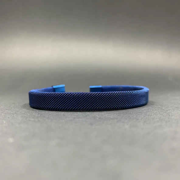 Lacivert Hasır Erkek Bileklik - Resim 2