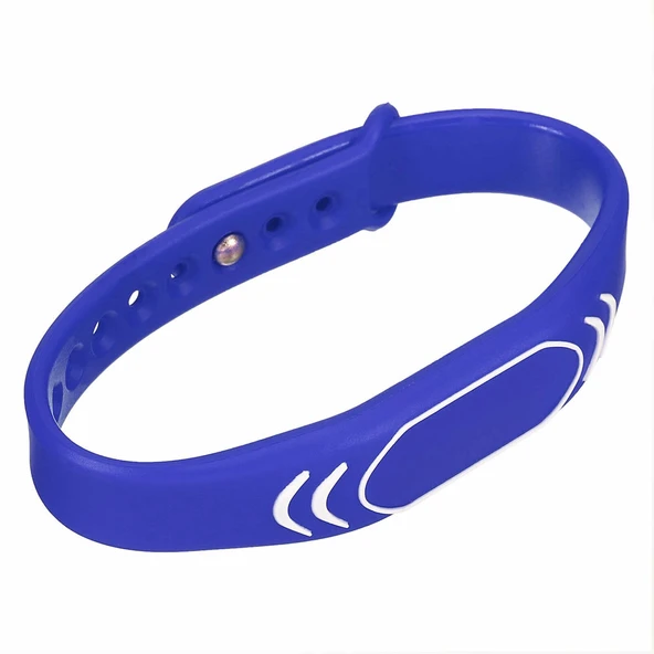 Alkatronik 125Khz Rfid Manyetik Bileklik Mavi Su Geçirmez Silikon Proximity Göstergeç 125 Khz Kapı Geçiş - 6