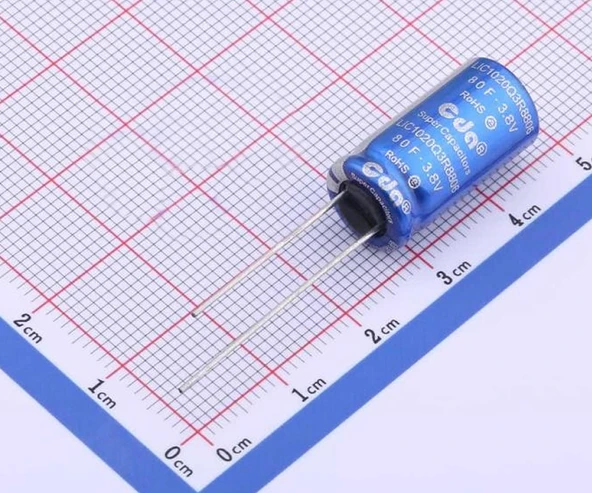 Alkatronik 80F 3.8V 3A Süpercap 10x20mm DIP Süper Kapasitör Enerji Depolama Güneş Rüzgar Akü Batarya Güç Kayna - Resim 3