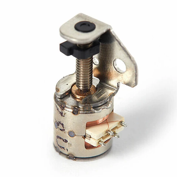 Alkatronik Micro Step Motor Slider Mini Micro İki Fazlı Dört Telli Minyatür Kayar Vidalı Step Motor