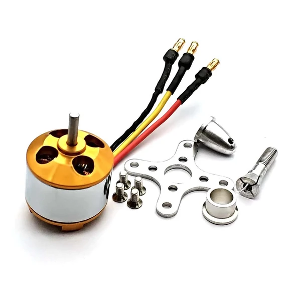 Alkatronik A2212 930KV Fırçasız Motor 2S/ 3S Lipo RC Model Uçak Helikopter Multicopter Drone Quadcopter Fpv - 6