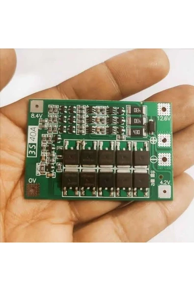 Alkatronik 3S 40A Bms Balans Lityum Batarya Koruma Kartı 3 Seri Hücreli Pil Li-ion 18650 12.6V Matkap - 8