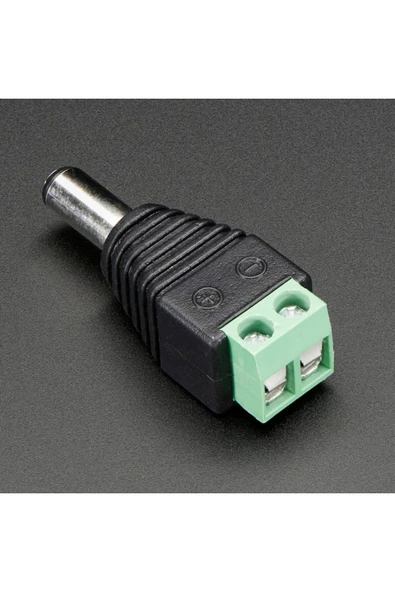 Alkatronik 5.5mm x 2.1mm Dc Adaptör Klemens Dönüştürücü Erkek 24V 5A 2 Pin Terminal Kolay Lehimsiz Hızlı Bağlan - Resim 5