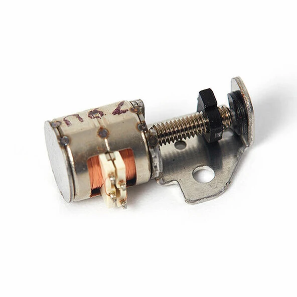 Alkatronik Micro Step Motor Slider Mini Micro İki Fazlı Dört Telli Minyatür Kayar Vidalı Step Motor - Resim 6