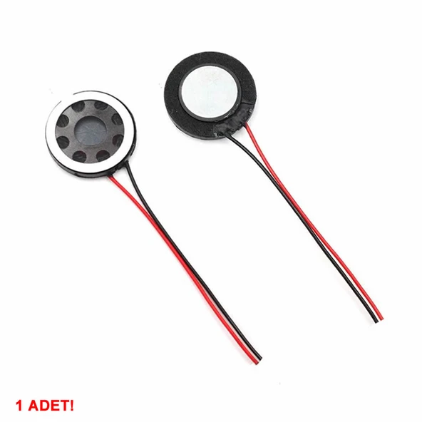 Alkatronik Hoparlör 1W 8ohm 20mm Yuvarlak 10cm Kablolu Mini 2cm Speaker Ses Müzik Amfi Ürün Müze Otomobil Tel - Resim 6