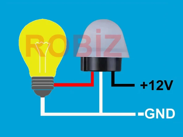 Alkatronik AS20 Fotosel Modül DC 12V Su Geçirmez Sokak Bahçe Park Lambası Led Aydınlatma Işık Kontollü Röle - 8