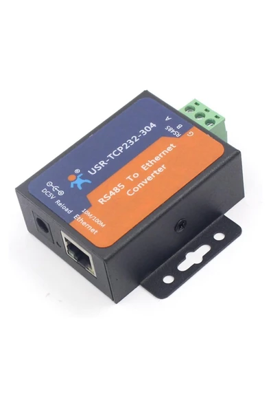 Alkatronik USR-TCP232-304 Rs485 to Ethernet Çevirici Modül Metal Kutu Endüstriyel Tip Seri Port Sinyal Çevirici - Resim 2