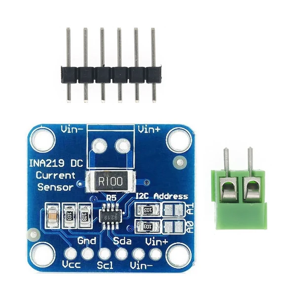 Alkatronik INA219 Dc Voltaj Akım Güç İzleme Sensör Modülü Çift Yönlü 26V 3A IIC Haberleşme 12 Bit Yüksek Hassas ürün görseli