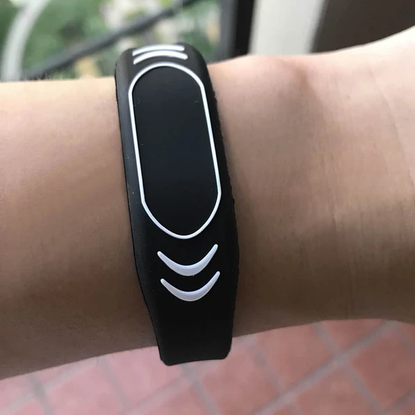 Alkatronik 125Khz Rfid Manyetik Bileklik Siyah Su Geçirmez Silikon Proximity Göstergeç 125 Khz Kapı Geçiş - 3