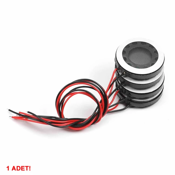 Alkatronik Hoparlör 1W 8ohm 18mm Yuvarlak 8cm Kablolu Mini 1.8cm Speaker Ses Müzik Amfi Ürün Müze Otomobil Tel - 8