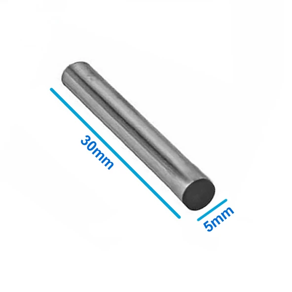 Alkatronik Çelik Sensör Başlığı 5x30mm Kılıf Sıcaklık Isı Sensör Kutusu Metal Tüp Boru D818b20 Ntc Lm35 PT100