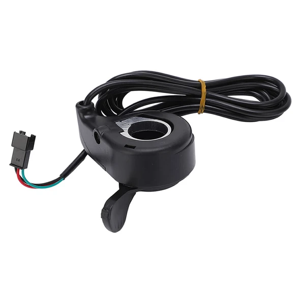 Alkatronik Elektrikli Bisiklet Gaz Kolu Scooter Motor Baş Parmak Hız Kontrol Ekransız Aksesuar Parça 23mm Alüm - Resim 7