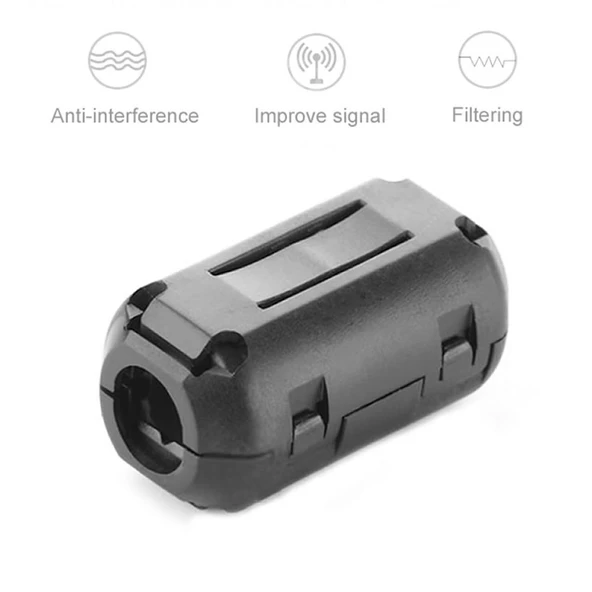 Alkatronik 7mm Ferrit Halka Filtre Kablo Gürültü Bastırıcı Azaltıcı Yüzük Bead RFI EMI Girişim Engelleyici