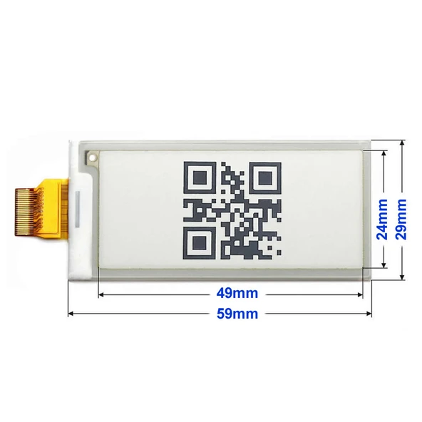 Alkatronik 2.13” OPM021B1 Paper Lcd Fiyat Etiketi Reklam Gösterge Kağıt Ekran 250x122 Çözünürlük Düşük Güç Tüke - 4