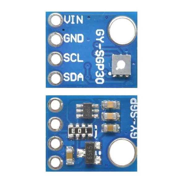 Alkatronik SGP-30 Hava Kalite Gaz Sensörü Karbondioksit TVOC Formaldehit CO2 Dijital Algılama Ölçme Modülü - Resim 3