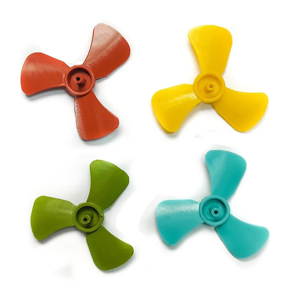 Alkatronik 50mm 3 Kanat Pervane Oyuncak Pervane Rüzgar Gülü Su Botu RC DIY Motor Propeller - Resim 6