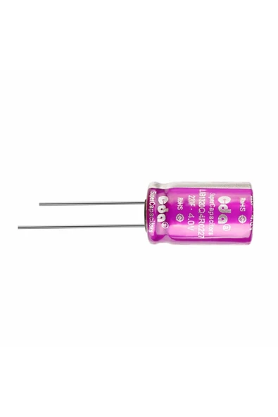 Alkatronik 220F 4V 5A Süpercap 13x20mm DIP Süper Kapasitör Enerji Depolama Güneş Rüzgar Akü Batarya Güç Kaynağı - 7