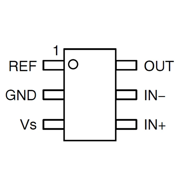 Microchip Technology NCS214RSQT2G Current Sense Amplifier 26V Low-/High-Side Voltage Out Bidirectional - Resim 4