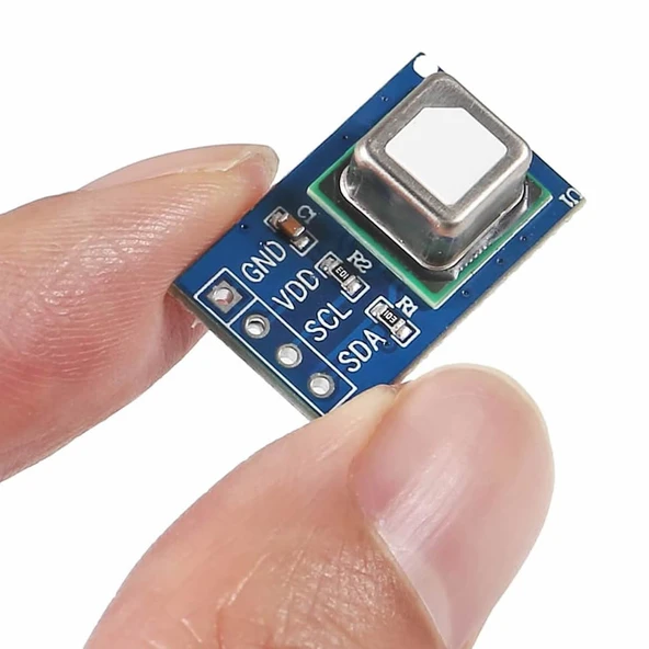 Alkatronik SCD41 Karbondioksit Sensör Modülü Sıcaklık Nem IIC 400ppm 5000 ppm Hava Kalite İzleme Klima Havalan - Resim 2