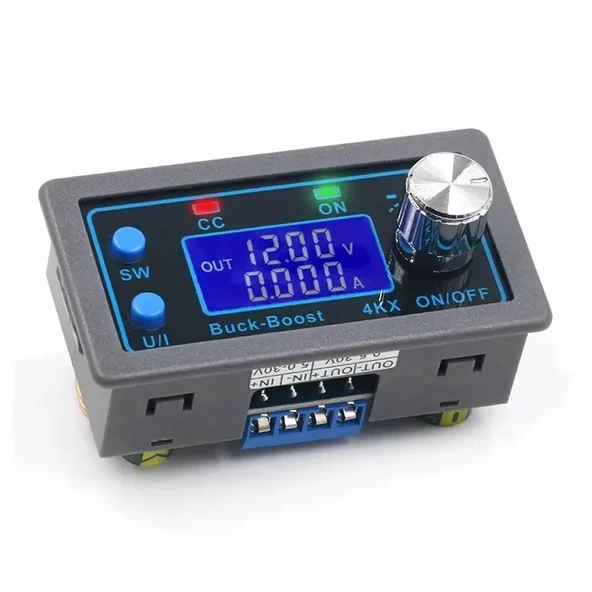 Alkatronik ZK-4KX Voltaj Akım Ayarlı Güç Kaynağı Voltmetre ve Ampermetre Göstergeli 5-30V 4A Voltaj Düşürücü